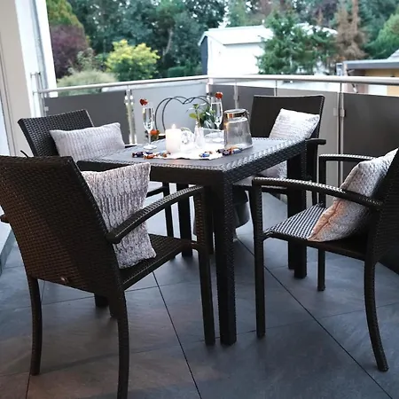 Appartamento Paderborn-oase Mit Kamin-balkon-stilvolles Zuhause-24 -7 Self Check In, Kostenloser Parkplatz