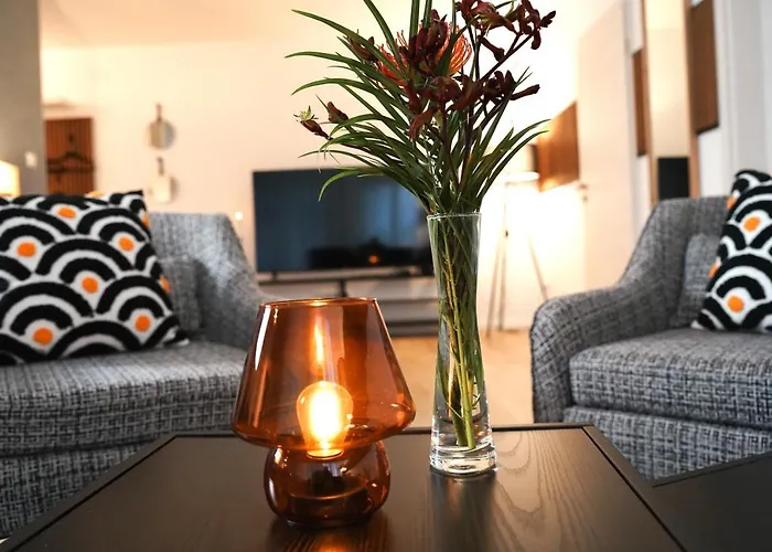 Apartman Paderborn-oase Mit Kamin-balkon-stilvolles Zuhause-24 -7 Self Check In, Kostenloser Parkplatz