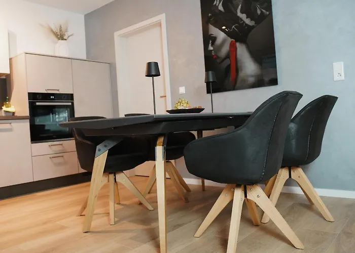 公寓 Paderborn-oase Mit Kamin-balkon-stilvolles Zuhause-24 -7 Self Check In, Kostenloser Parkplatz