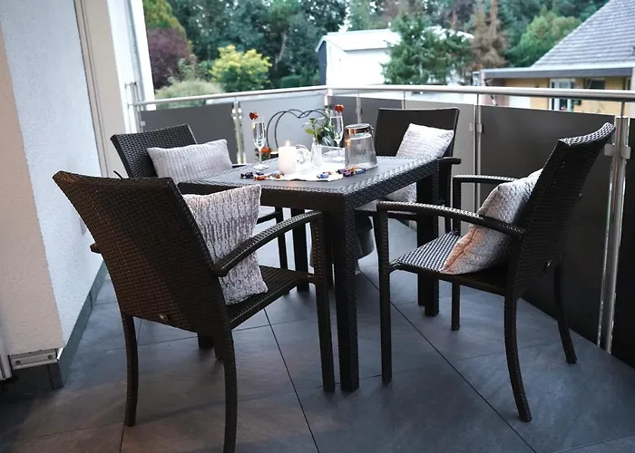 公寓 Paderborn-oase Mit Kamin-balkon-stilvolles Zuhause-24 -7 Self Check In, Kostenloser Parkplatz