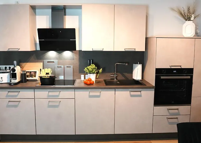 Paderborn-oase Mit Kamin-balkon-stilvolles Zuhause-24 -7 Self Check In, Kostenloser Parkplatz 帕德博恩