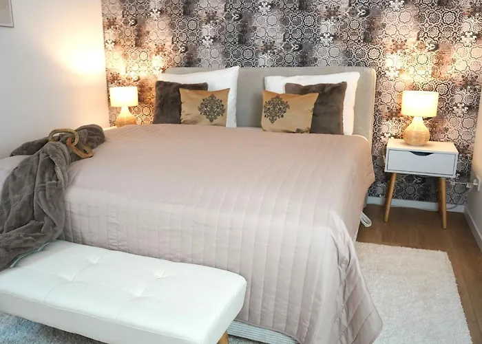 Paderborn-oase Mit Kamin-balkon-stilvolles Zuhause-24 -7 Self Check In, Kostenloser Parkplatz 公寓 帕德博恩