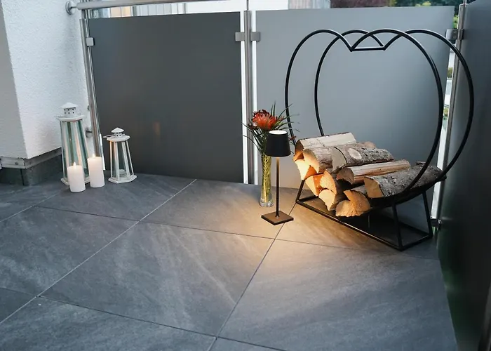 Paderborn-oase Mit Kamin-balkon-stilvolles Zuhause-24 -7 Self Check In, Kostenloser Parkplatz 公寓