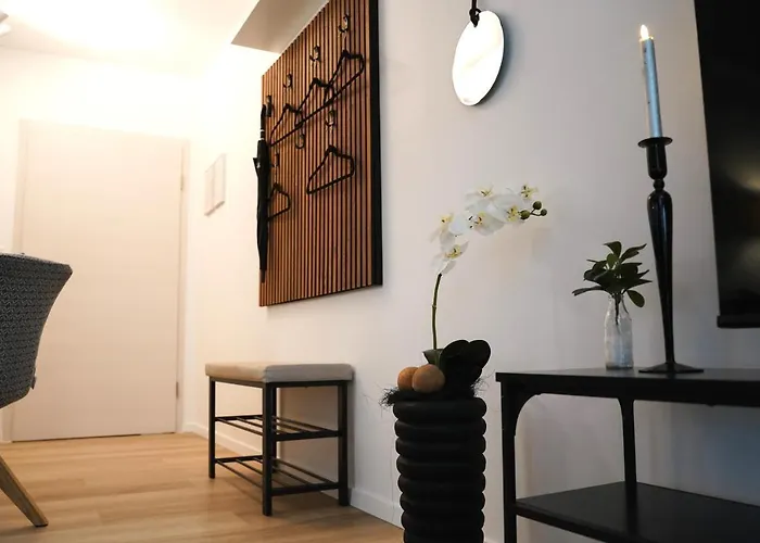 Paderborn-oase Mit Kamin-balkon-stilvolles Zuhause-24 -7 Self Check In, Kostenloser Parkplatz 公寓 *