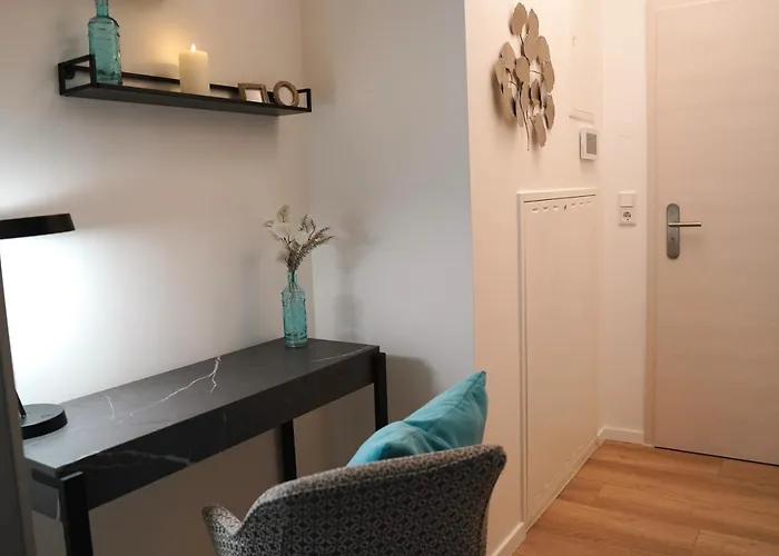 Paderborn-oase Mit Kamin-balkon-stilvolles Zuhause-24 -7 Self Check In, Kostenloser Parkplatz