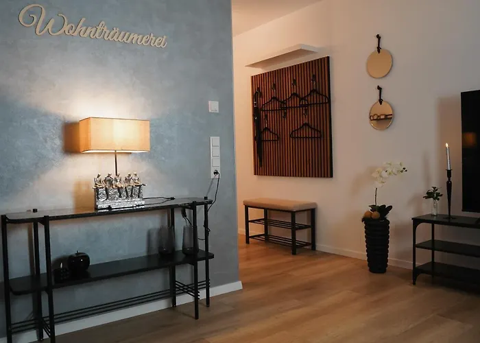 Lägenhet Paderborn-oase Mit Kamin-balkon-stilvolles Zuhause-24 -7 Self Check In, Kostenloser Parkplatz